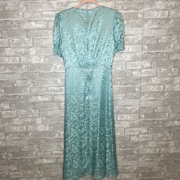 SOLD Saloni Lea Dress in Clearwater Size 4 - Picture 6 of 8